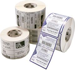 Zebra Z-Select 2000T - merkelapper - matt - 41440 etikett(er) - 25.4 x 63.5 mm