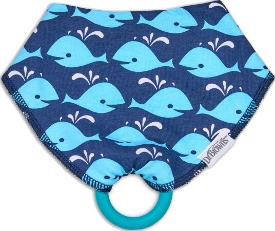 Dr. Brown's Bandana Bitering Hval Blå Dr. Brown's Bandana Bitering Hval Blå