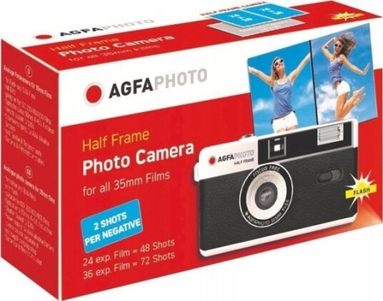 Agfap hoto Halvramme Fotokamera 35 Mm Svart For Farge Og Svart/Hvitt 35 Mm Agfap hoto Halvramme Fotokamera 35 Mm Svart For Farge Og Svart/Hvitt 35 Mm