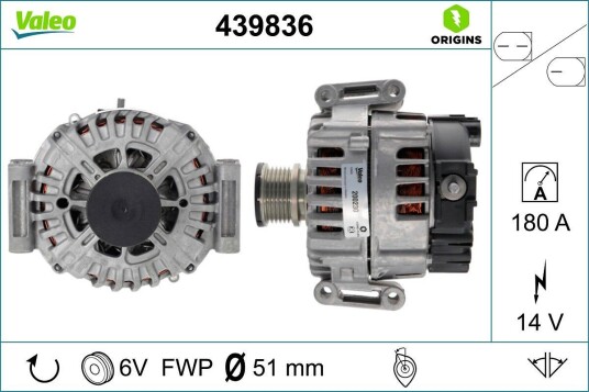 Dynamo VALEO 439836 Dynamo VALEO 439836
