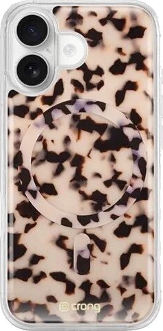 CRONG Deluxe MAG Cover   iPhone 17 MagSafe Case Blonde Tortoise