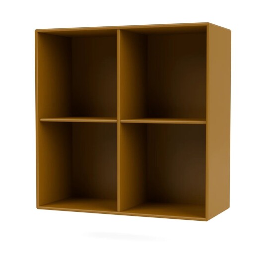 Montana SHOW hylle 69,6x69,6 cm, opphengsskinne 142 Amber