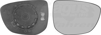 Speilglass, ytterspeil VAN WEZEL 0984838