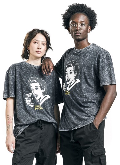 EMP Special Collection T-skjorte EMP Special Collection X Urban Classics unisex washed t-skjorte M til XXL Damer grå