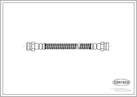 Bremseslange CORTECO 19032594 Bremseslange CORTECO 19032594