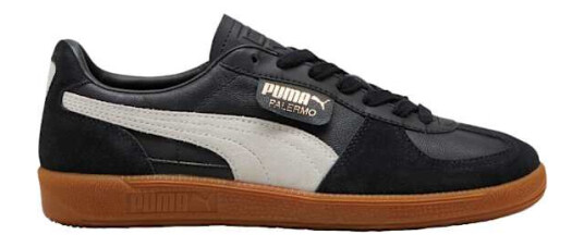 Puma Palermo Leather Sneakers Unisex Puma Black/Feather Gray/Gum 42