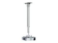 SMS Projector CL F500 w/ SMS Unislide - Monteringssett (takmontering) - Tilt & Swivel - for projektor - sølv, aluminium - takmonterbar