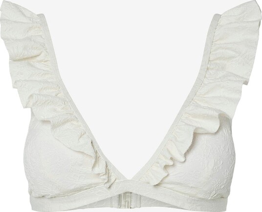 pieces - Bikini-BH pcLada Bikini Top Sww BC - Hvit