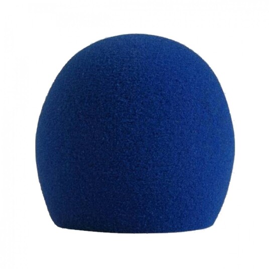 Shure A58WS Foam Windscreen for Ball Type Microphone Blå