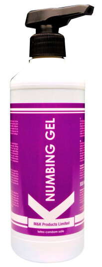 K Lubes K Creme Numbing Gel Bedøvende Glidemiddel 500 ml - Klar K Lubes K Creme Numbing Gel Bedøvende Glidemiddel 500 ml - Klar