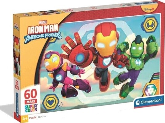Clementoni Puzzle Maxi Ironman Ahaf 60 pieces 2D Puslespill