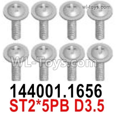 WL-144001.1656 Screw 2.5x8PB D3.5