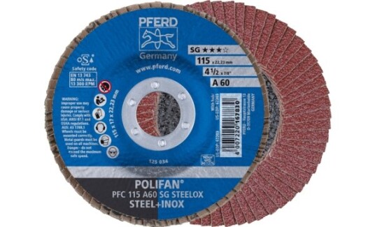 Pferd Lamellskive PFC 115 A 60 SG Steelox 115mm 13300 rpm 10 stk