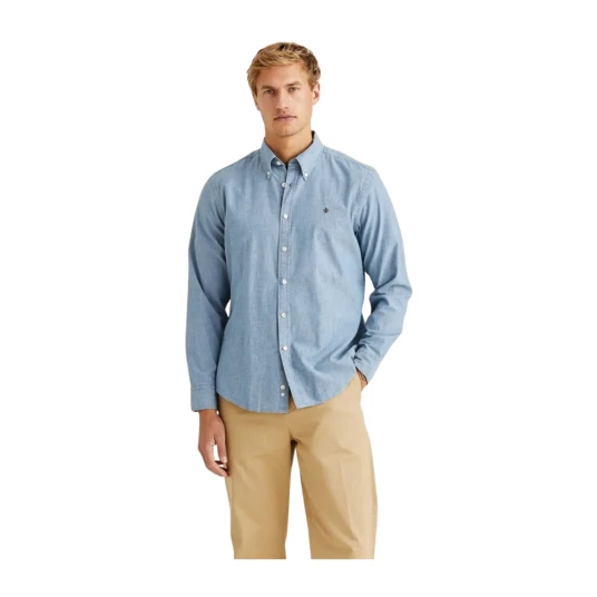 Morris Chambray Shirt Blue Morris Chambray Shirt Blue