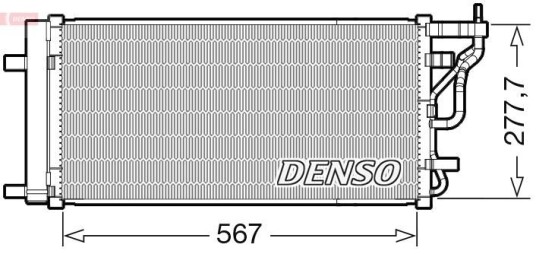 Kondensator DENSO DCN41024 Kondensator DENSO DCN41024