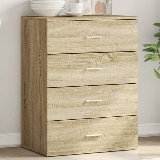 Skjenk sonoma eik 60x39x80 cm konstruert tre