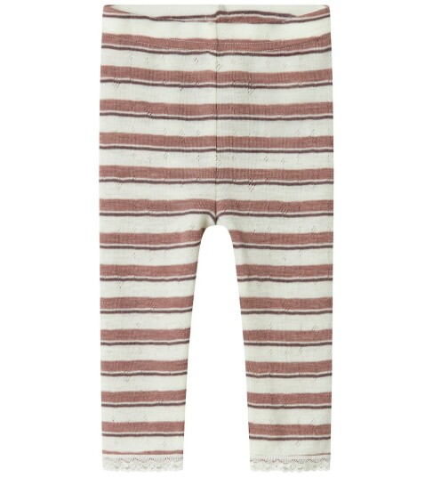 Name It Nbfwang Wool Needle leggings til baby Antler