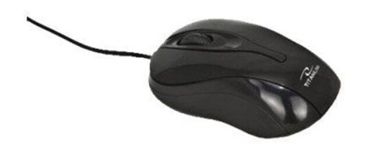 Esperanza Titanum HORNET 3D Wired Optical Mouse USB Black - Mus - Optisk - 3 knapper - Svart Esperanza Titanum HORNET 3D Wired Optical Mouse USB Black - Mus - Optisk - 3 knapper - Svart