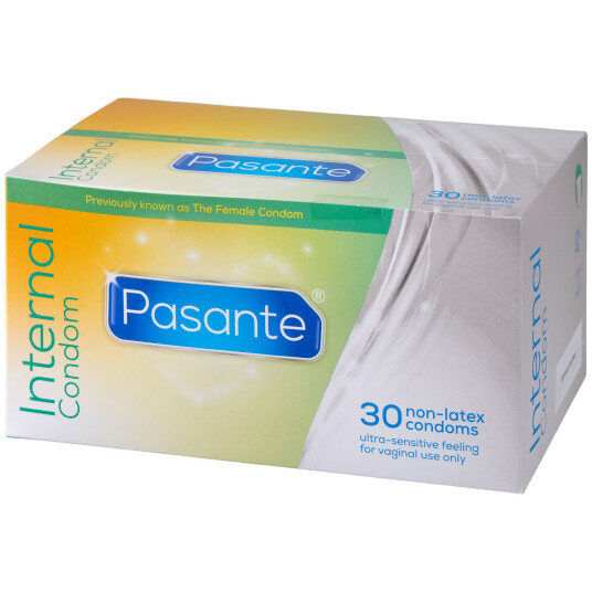 Pasante Internal Condoms 30 stk - Klar Pasante Internal Condoms 30 stk - Klar