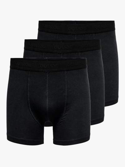 Only & Sons Fitz Bamboo Boxer Logo 3 Pack Sort S Only & Sons Fitz Bamboo Boxer Logo 3 Pack Sort S