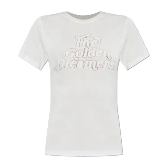 Golden Goose Golden Goose Dame Topper Hvit L Golden Goose Golden Goose Dame Topper Hvit L