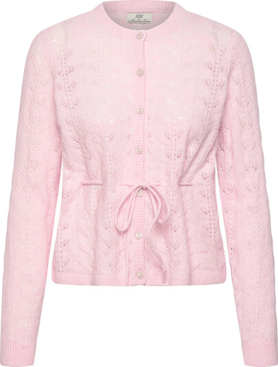 JDY Jdymoon Life L/S Tie Cardigan Knt Pink L