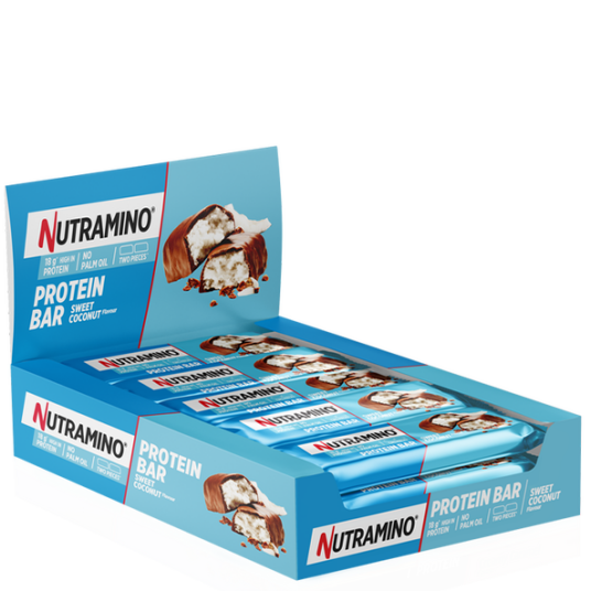 Nutramino Proteinbar, 12x55g - Sweet Coconut Nutramino Proteinbar, 12x55g - Sweet Coconut