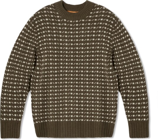 Garphyttan Men"s Fisherman Sweater Brown M