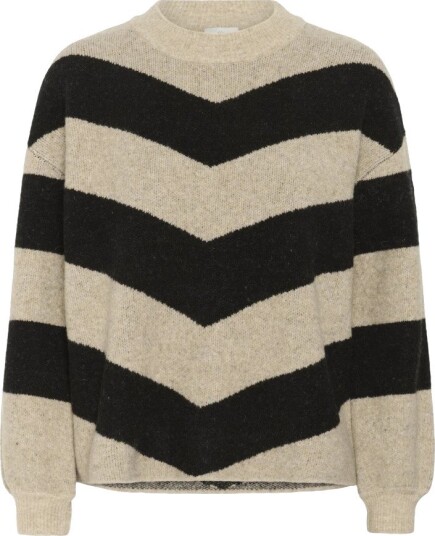 Kaffe Genser kaVerana Knit Pullover Beige Kaffe Genser kaVerana Knit Pullover Beige