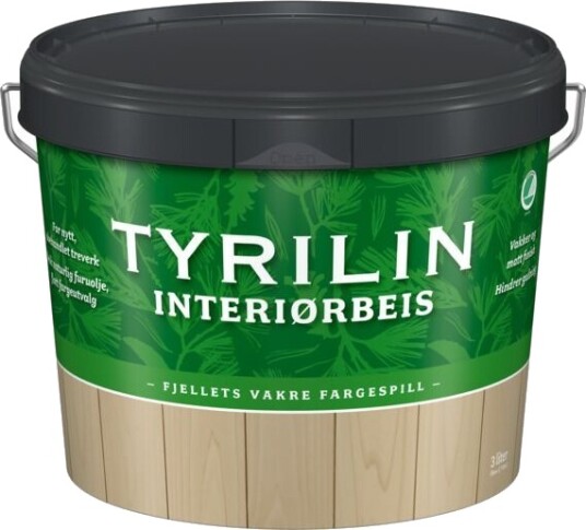 Tyrilin Interiørbeis Tyrilin Klar B 2,7l Tyrilin Interiørbeis Tyrilin Klar B 2,7l