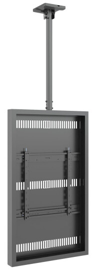 Multibrackets M Pro Series Medium - monteringssett - Tyverisikker - for digitalt skiltingspanel - svart