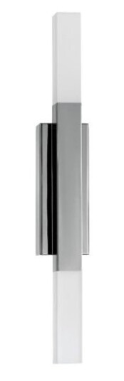 Eglo Alcudia Krom Gjuten Aluminium Stål Ip44 Badrum Rektangel 2 LampOr