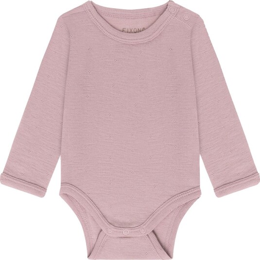 Fixoni Body I/e - Ull - Woodrose - Fixoni - 50 - Langermet Body - Rosa