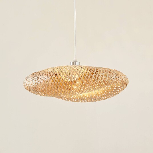 Lindby hengelampe Eleane bambus natur Ø 50 cm Lindby hengelampe Eleane bambus natur Ø 50 cm