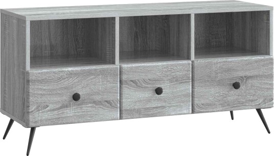 TV skap med skuff Grå sonoma 102 x 34,5 x 50 cm Konstruert tre