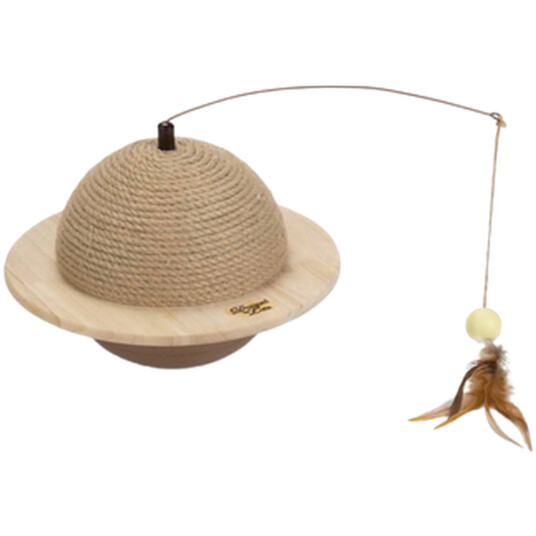 Skrapelodd I Tre Wiggly Brown 30 cm