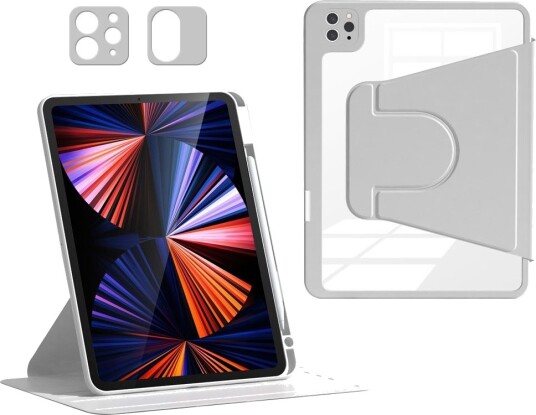 Trolsk Deksel med Kamerabeskyttelse og Apple Pencil-plass iPad Pro 11/Air 11/Air 4/5 Grå