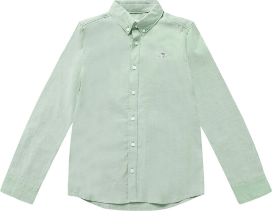 Gant Kids Shield Oxford Shirt   Green   122