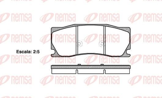 Bremseklosser REMSA 1402.00