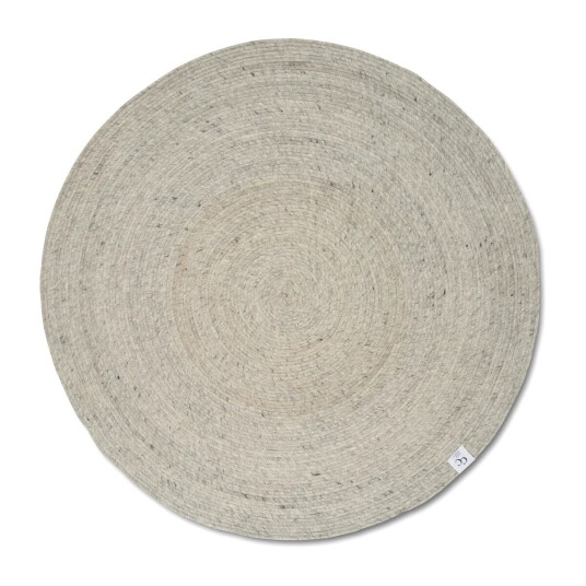 Classic Collection Merino ullteppe rund Ø160 cm Concrete