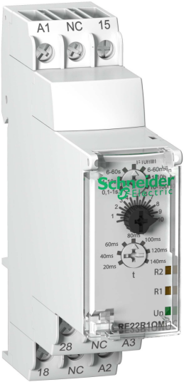 Schneider Electric RE22R1QMQ Tidsrelé start 1C/O Elfordeling & strømforsyning
