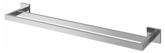 Vikingbad Luna Rett Dobbel Håndklestang B65cm Krom Vikingbad Luna Rett Dobbel Håndklestang B65cm Krom