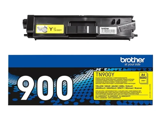 Brother Tn900y - Gul - Original - Tonerpatron - For Brother Hl-L9200cdwt Hl-L9300cdwt Hl-L9300cdwtt Mfc-L9550cdw Mfc-L9550cdwt