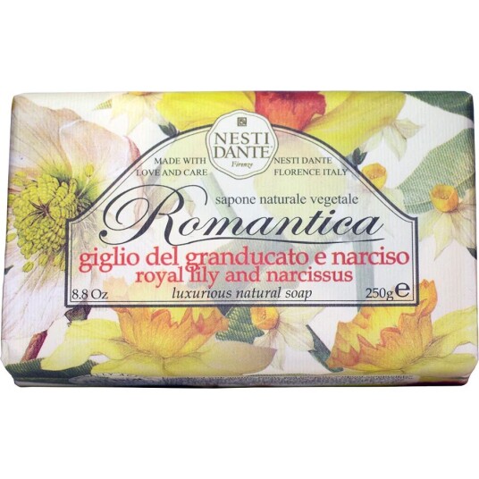 Nesti Dante Romantica Royal Lily & Narcissus 250 g Håndsåpe