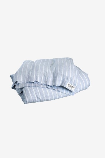 Lovely Linen Dynetrekk Stripe Blå Lovely Linen Dynetrekk Stripe Blå
