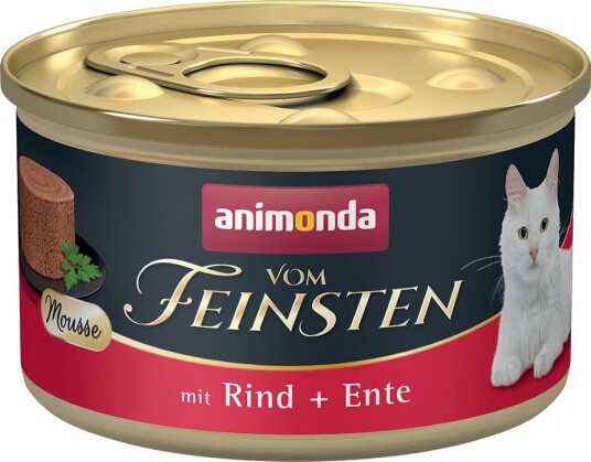 Animonda Vom Feinsten Våtfôr Adult + And Okse 12 X 85 G Animonda Vom Feinsten Våtfôr Adult + And Okse 12 X 85 G