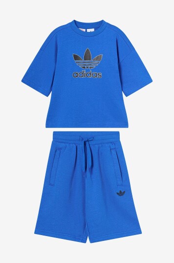 Adidas Originals Sett Short Tee Blå