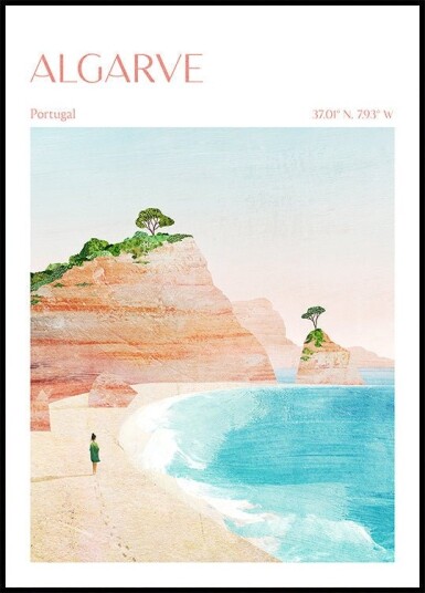 Algarve Portugal Plakat Plakat / 30x40cm
