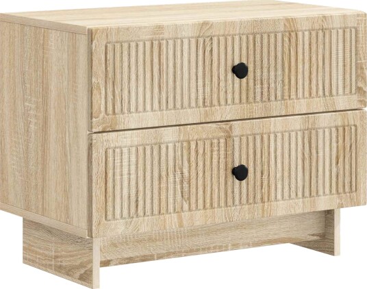  Nattbordskap Sonoma eik 62 x 34,5 x 47,5 cm Konstruert tre