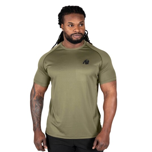 Performance Tee, Army Green Grön Small Performance Tee, Army Green Grön Small